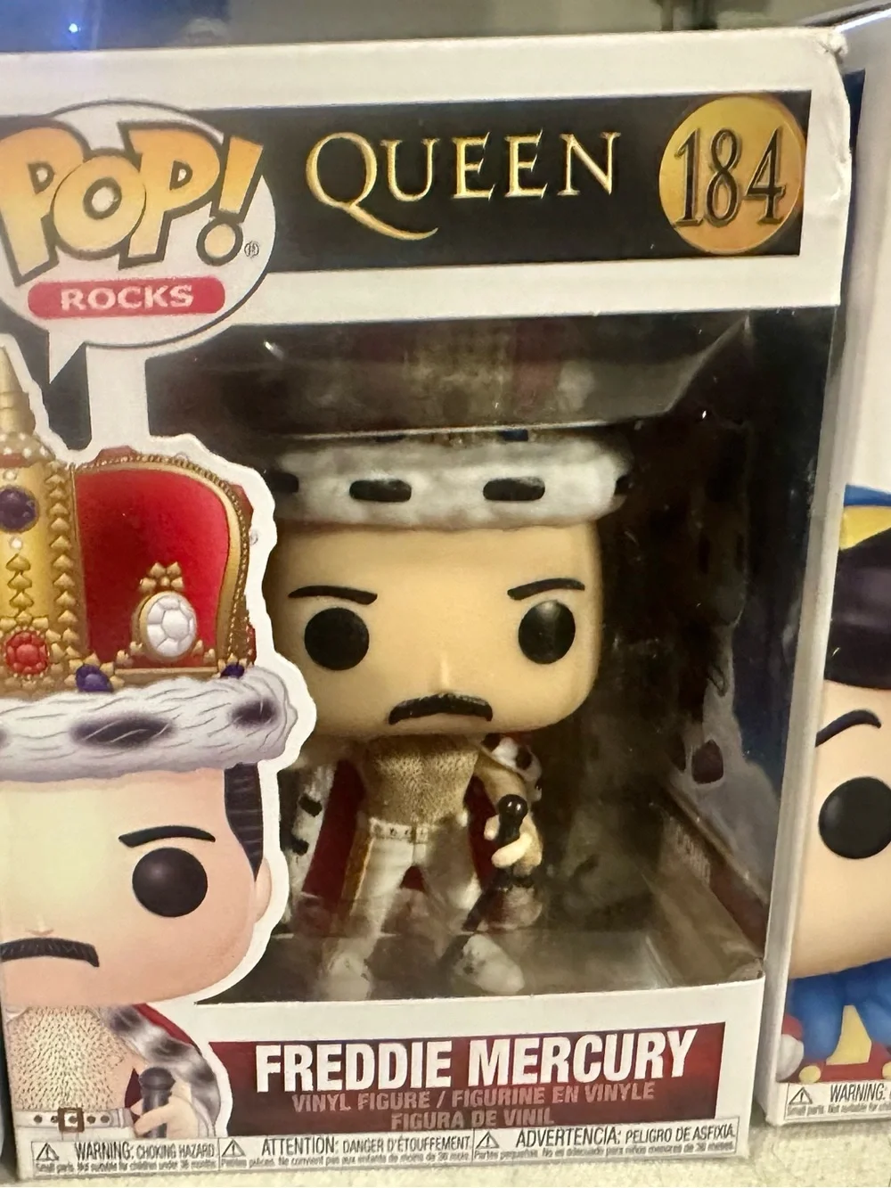 Funko Pop Lot of 3: Freddie Mercury #183, #184 (Queen) & Pinocchio #1029 (Disney